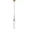 Стеклянный подвесной светильник Lolla 4359/1 белый цилиндр Odeon Light
