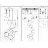 Стеклянный подвесной светильник Traditional TR3167 белый конус Ambrella