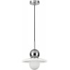 Стеклянный подвесной светильник Hatty 5014/1A форма шар белый Odeon Light