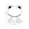 Интерьерная настольная лампа Dodo Frog 71592/03/85 Lucide