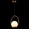 Стеклянный подвесной светильник Glob LOFT2600-A форма шар белый Loft It