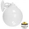 Настенный фонарь уличный GLOBE 300 G30.131.000.WYF1RDN форма шар белый Fumagalli