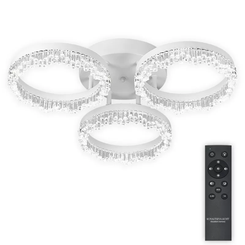 Потолочная люстра Day LED LAMPS 81483 белая Natali Kovaltseva Потолочная люстра Day LED LAMPS 81483 белая Natali Kovaltseva