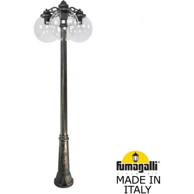 Наземный фонарь GLOBE 300 G30.157.S30.BXF1RDN Fumagalli Уличный