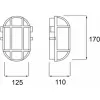Стеклянный настенный светильник уличный Syrma 401013 прозрачный Deko-Light