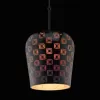 Стеклянный подвесной светильник Фьюжн 392018601 конус серый MW-Light