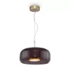 Стеклянный подвесной светильник Madmen MOD127PL-L6BR коричневый Maytoni