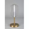 Стеклянный интерьерная настольная лампа Lakres APL.070.04.05 прозрачный Aployt