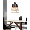 Подвесной светильник Bagsy LDP 7933 BK конус желтый Lumina Deco