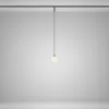Стеклянный трековый светильник Luna TR178-1-5WTW-B форма шар белый Maytoni