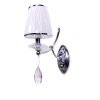 Бра Dominni LDW 9268-1 CHR конус белое Lumina Deco