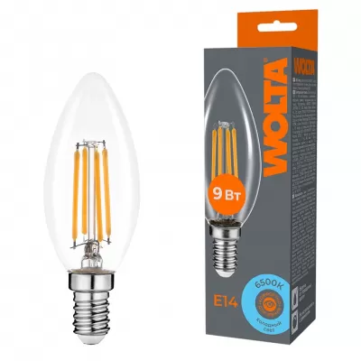 Лампочка светодиодная  WF-C35-9W6KE14 Wolta