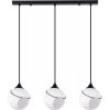 Стеклянный подвесной светильник Satturo SLE103143-03 форма шар белый Evoluce