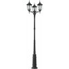 Стеклянный наземный фонарь ALBORG L 79710LB/E7 09 Bl прозрачный Oasis Light