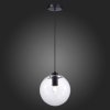 Стеклянный подвесной светильник Noor SL1056.413.01 форма шар прозрачный ST Luce