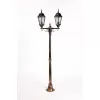 Стеклянный наземный фонарь ASTORIA 2M 91408MA Gb ромб прозрачный Oasis Light