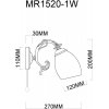 Стеклянное бра Biene MR1520-1W белое