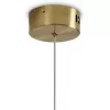 Стеклянный подвесной светильник Lolli FR6139PL-L8BS круглый прозрачный Freya