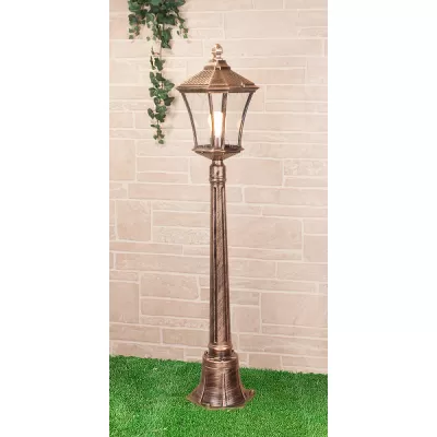 Наземный фонарь Virgo GLXT-1450F черное золото Elektrostandard