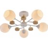 Стеклянная потолочная люстра Chiara 9180-305 белая Rivoli