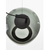 Стеклянный подвесной светильник 8871 8871P/A L black/light green DeLight Collection