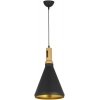 Подвесной светильник Loffia LDP 7867 BK+GD черный конус Lumina Deco