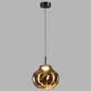Стеклянный подвесной светильник Vaso 5097/4LA цвет золото Odeon Light