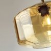 Стеклянный подвесной светильник Binga 4747/1 цилиндр желтый Odeon Light