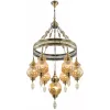 Стеклянная подвесная люстра Каир CL419163 форма шар Citilux