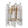 Хрустальный подвесной светильник Feeriya 2114/05/02P цилиндр прозрачный Stilfort