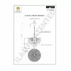 Хрустальная подвесная люстра Manhattan 051D-6 NIC прозрачная iLamp