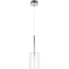 Стеклянный подвесной светильник Spillray 10232/C White цилиндр прозрачный Loft It