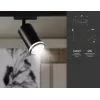 Трековый светильник TRACK SYSTEM GL5202 цилиндр черный Ambrella