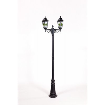 Наземный фонарь PETERSBURG lead GLASS 79809lgA Bl Oasis Light Уличный