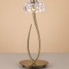Интерьерная настольная лампа Loewe 4736 белый конус Mantra