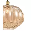 Стеклянный подвесной светильник Helen 10038 VL4266P21 цвет янтарь Vele Luce