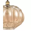 Стеклянный подвесной светильник Helen 10038 VL4266P21 цвет янтарь Vele Luce