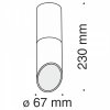 Точечный светильник Lipari C025CL-01W белый Maytoni