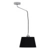 Подвесной светильник Лацио 103011101 конус черный MW-Light