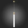 Стеклянный подвесной светильник Terni SL1229.313.01 цилиндр прозрачный ST Luce