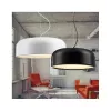 Подвесной светильник Scudo LDP 8369 BK цилиндр белый Lumina Deco