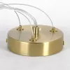 Стеклянный подвесной светильник Dearborn LSP-7061 прозрачный Lussole