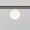 Стеклянный трековый светильник Luna TR185-1-3W3K-B форма шар белый Maytoni