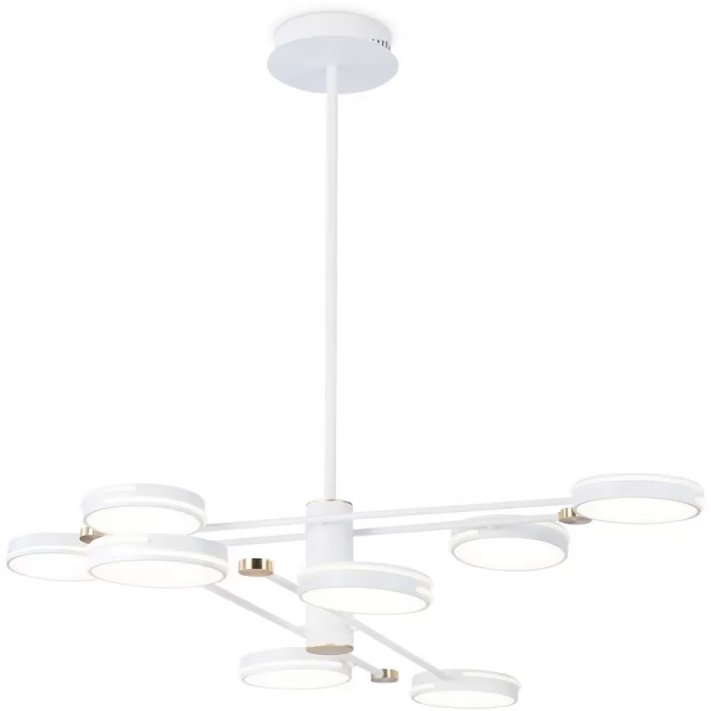 Потолочная люстра COMFORT FL51642 белая круглая Ambrella Потолочная люстра COMFORT FL51642 белая круглая Ambrella