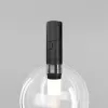 Стеклянный трековый светильник Bubble TR205-1-3W3K-B форма шар прозрачный Maytoni