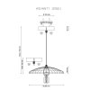 Стеклянный подвесной светильник Ashanti Ashanti 1258.1 прозрачный Lucia Tucci