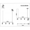 Подвесной светильник Kendo SL1213.503.04 белый цилиндр ST Luce