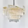 Хрустальная подвесная люстра  WALTZ01 прозрачная ImperiumLoft