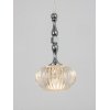Стеклянный подвесной светильник  6444/1.44 форма шар прозрачный