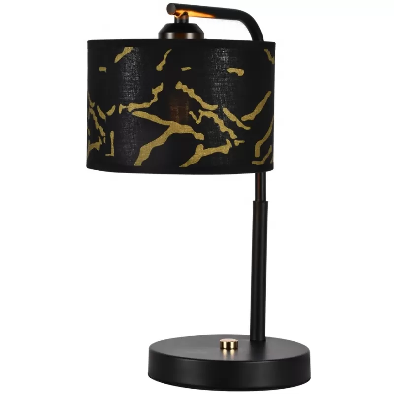 Интерьерная настольная лампа Sabine LSP-0686 черный цилиндр Lussole Интерьерная настольная лампа Sabine LSP-0686 черный цилиндр Lussole